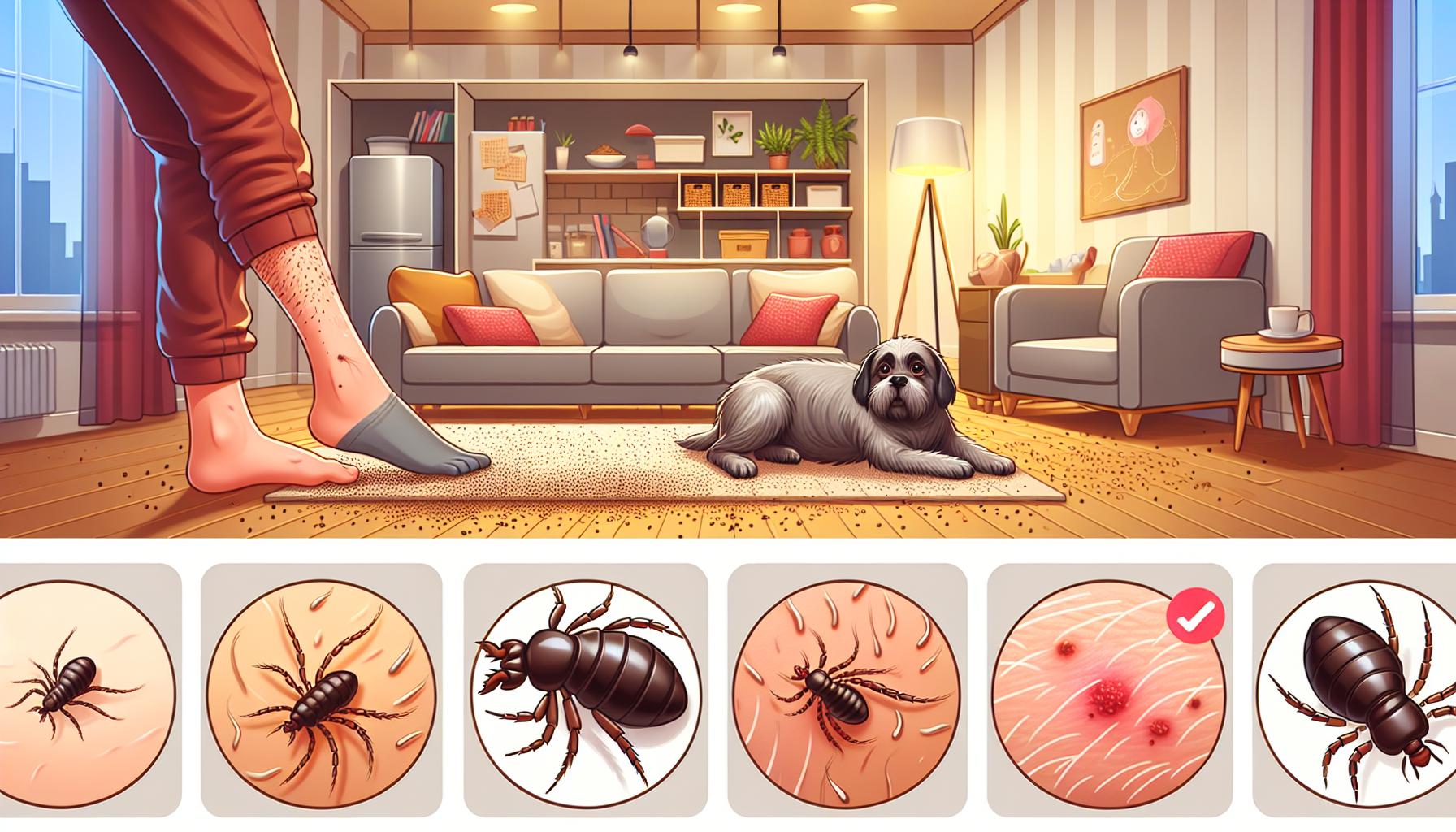 Příznaky výskytu blech⁢ v ⁣bytě