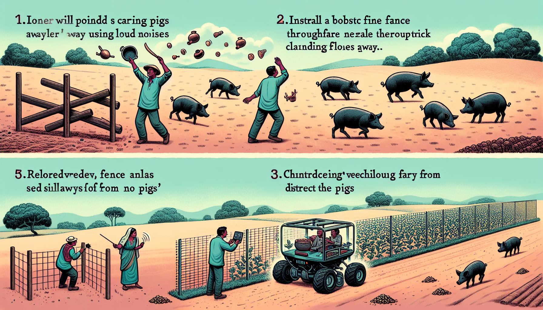 Jak odehnat divoké prase a ochránit před ním úrodu? 1 Účinné metody odhánění divokých prasat